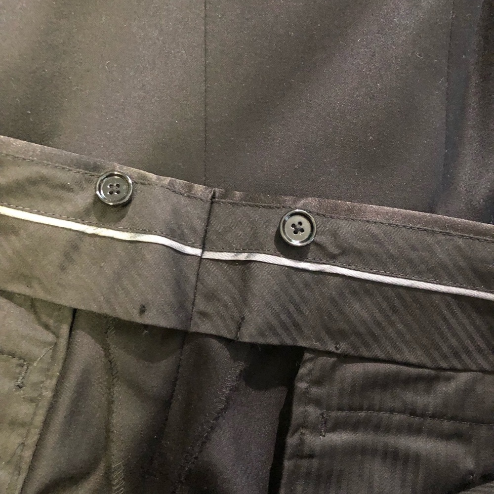 (3B) Men’s Black Tuxedo Pants 34W - Picture 5 of 7